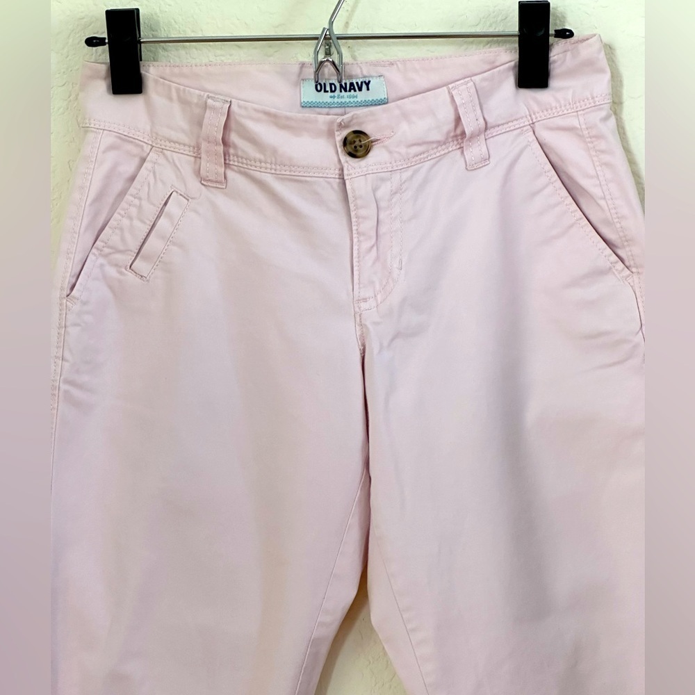 Old Navy pale pink chinos, size 0. - Picture 4 of 7